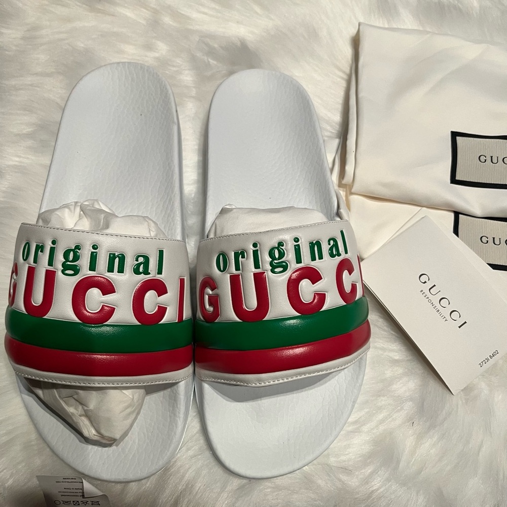 Authentic Original Gucci slide sandals